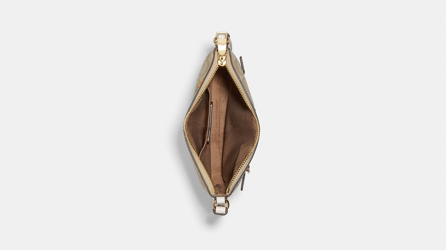 Mini Rowan File Bag In Signature Canvas With Nostalgic Ditsy Print