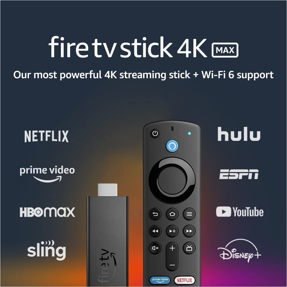 Amazon Fire TV Stick 4K Max streaming device