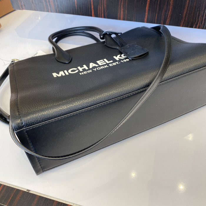 Michael Kors Mirella Leather Medium Tote Bordeaux